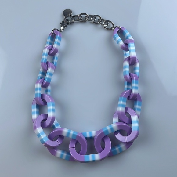 Pono by Joan Goodman Chain Statement Choker Necklace S83-8 - Picture 3 of 3